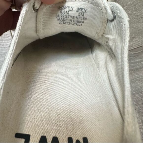 Madewell Sidewalk backless slide In white Sneakers size 6.5 - Picture 8 of 8